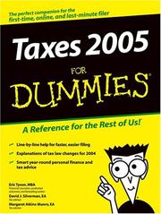 Cover of: Taxes For Dummies 2005