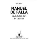 Cover of: Manuel de Falla und die Musik in Spanien.