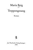 Cover of: Treppengesang.