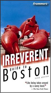 Cover of: Frommer's Irreverent Guide to Boston (Irreverent Guides)