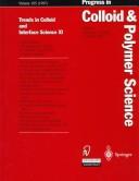 Front cover of Trends in Colloid and Interface Science XI (Progress in Colloid and Polymer Science) by Unknown