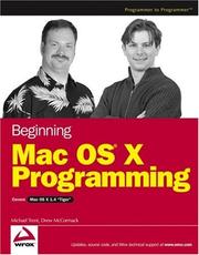 Cover of: Beginning Mac OS X Programming