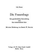 Die Frauenfrage by Lily Braun, Beatrix Wrede-Bouvier