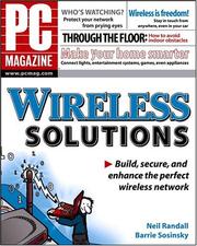 Cover of: PC Magazine Wireless Solutions (PC Magazine) by Neil Randall, Barrie Sosinsky