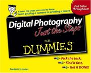 Cover of: Digital photography just the steps for dummies