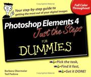 Cover of: Photoshop Elements 4 Just the Steps For Dummies