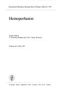 Cover of: Hemoperfusion