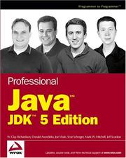 Cover of: Professional Java, JDK 5 Edition
