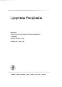 Lipoprotein precipitation by M. Burstein, P. Legmann