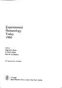 Cover of: Experimental Hematology Today, 1980