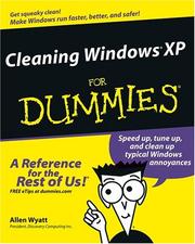 Cover of: Cleaning Windows XP For Dummies by Allen Wyatt