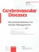 Cover of: Recommendations for Stroke Management: European Stroke Initiative (Eusi) on Behalf of the European Stroke Council (Esc), the European Neurological Society ... Federation of (Cerebrovascular Diseases)