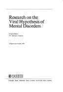 Cover of: Research on the Viral Hypothesis of Mental Disorders (Advances in Biological Psychiatry)