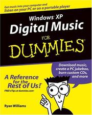 Cover of: Windows XP Digital Music For Dummies by Ryan Williams