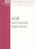 Cover of: ADR International Applications by Emmanuel Jolivet, Emmanuel Jolivet