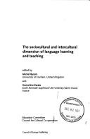 Cover of: The Sociocultural and Intercultural Dimension of Language Leaerning and Teaching (Education)