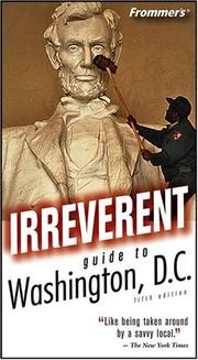 Cover of: Frommer's Irreverent Guide to Washington, D.C. (Irreverent Guides)
