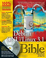 Cover of: Debian GNU/Linux 3.X bible by Benjamin Mako Hill