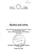 Cover of: Alcohol and crime by Ragnar Hauge