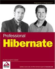 Cover of: Professional Hibernate (Programmer to Programmer)