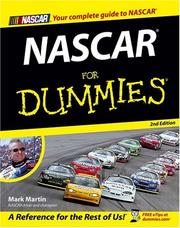 Cover of: NASCAR For Dummies by Mark Martin, Beth Tuschak