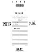 Cover of: International Trade 1995: Trends and Statistics (Wto World Trade Organization Annual Report)