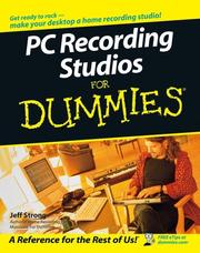 Cover of: PC Recording Studios For Dummies by Jeff Strong