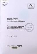 Cover of: Protocol amending the European Convention on the supression of terrorism by Council of Europe.