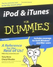 Cover of: iPod   &  iTunes  For Dummies ®  (For Dummies (Computer/Tech))
