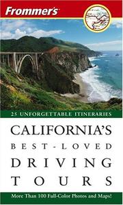 Cover of: Frommer's California's Best-Loved Driving Tours (Best Loved Driving Tours) by British Auto Association