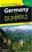 Cover of: Germany For Dummies (Dummies Travel)