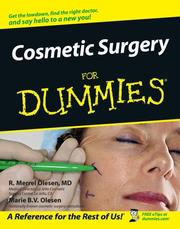 Cosmetic surgery for dummies by R. Merrell Olesen