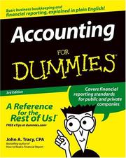 Cover of: Accounting For Dummies