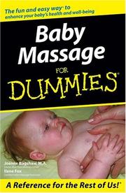 Baby massage for dummies by Joanne Bagshaw