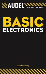 Cover of: Audel basic electronics by Paul Rosenberg