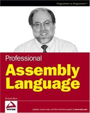 Cover of: Professional Assembly Language (Programmer to Programmer)