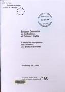 Cover of: European Convention on the Exercise of Children's Rights (Texts of Council of Europe Treaties)