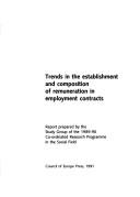 Cover of: Trends in the establishment and composition of remuneration in employment contracts