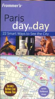 Cover of: Frommer's Paris Day by Day (Frommer's Day by Day)