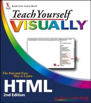 Cover of: Teach Yourself VISUALLY HTML