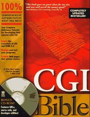 Cover of: CGI bible by by Ed Tittel ... [et al.].