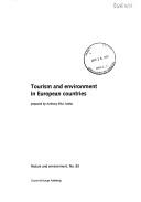 Cover of: Tourism and Environment in European Countries (Nature and Environment)