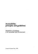 Cover of: Accessibility: Principles and Guidelines