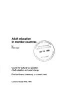 Cover of: Adult Education in Member Countries: Council for Cultural Co-operation