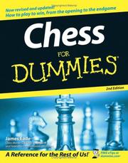 Cover of: Chess For Dummies by James Eade