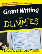 Grant Writing For Dummies by Beverly A. Browning