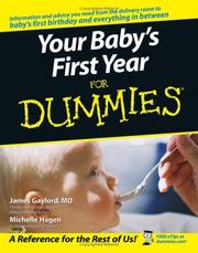 Cover of: Your baby's first year for dummies