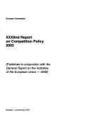 Cover of: Report on Competition Policy: 2002 (Report on Competition Policy Commission of the European Communities)