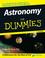 Cover of: Astronomy for dummies