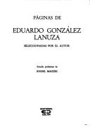 Cover of: Páginas de Eduardo González Lanuza by Eduardo González Lanuza